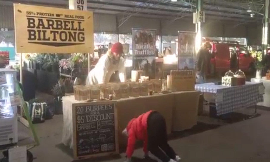 Burpees for a discount