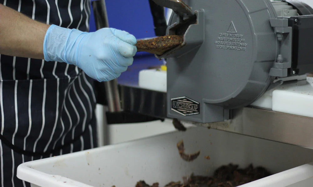 STEP SIX: GRINDING THE STEAK