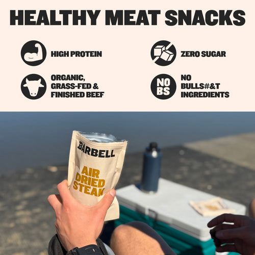 Healthy meat snacks - high protein, zero sugar, organic grass-fed beef