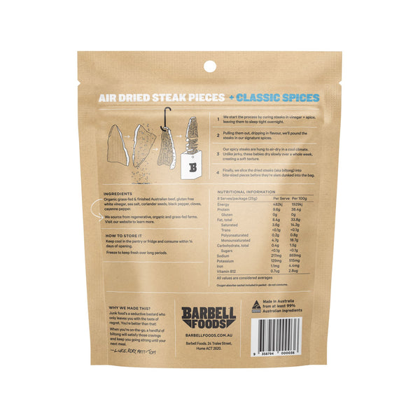 Biltong Classic (200G) Barbell Foods